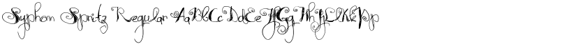 Syphon Spritz Regular font