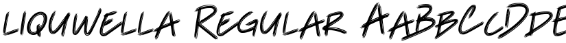 liquwella Regular font