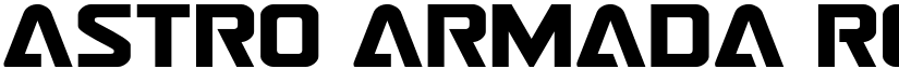 Astro Armada Regular font