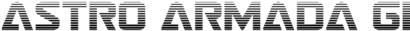 Astro Armada Gradient Regular font