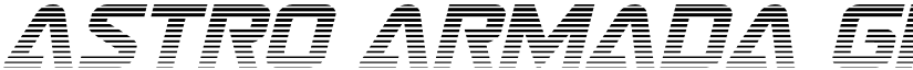 Astro Armada Gradient 2 Italic Regular font