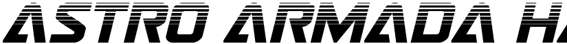 Astro Armada Halftone Italic Regular font