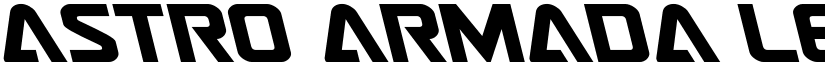 Astro Armada Leftalic Regular font