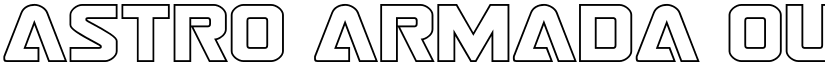 Astro Armada Outline Regular font