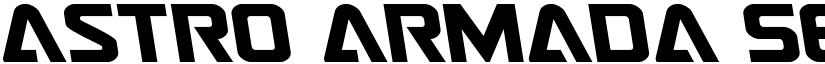 Astro Armada Semi-Leftalic Regular font