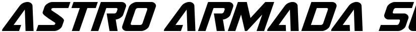 Astro Armada Super-Italic Regular font
