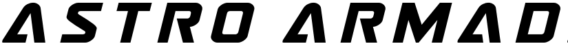 Astro Armada Title Italic Regular font