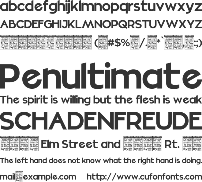 Mellinda Lopez font preview