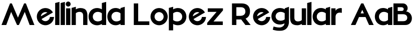 Mellinda Lopez Regular font