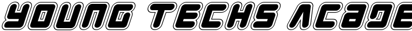 Young Techs Academy Italic font