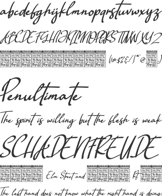 Rellata font preview