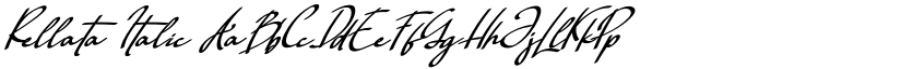 Rellata Italic font