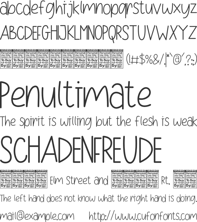 Daisy Dream font preview