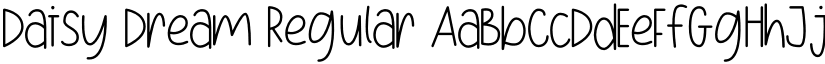 Daisy Dream Regular font