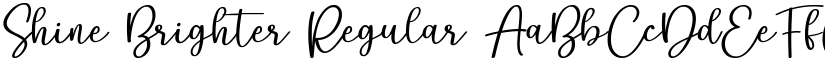 Shine Brighter Regular font