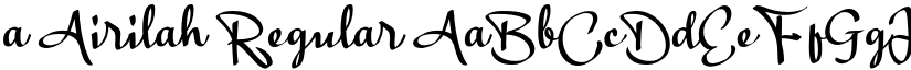 a Airilah Regular font