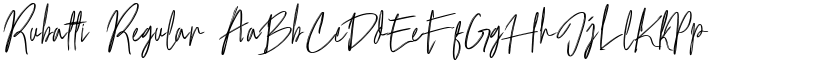 Rubatti Regular font