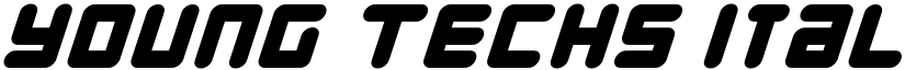 Young Techs Italic font