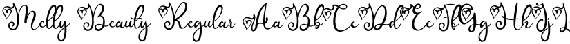 Melly Beauty Regular font