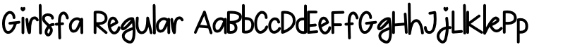 Girlsfa Regular font