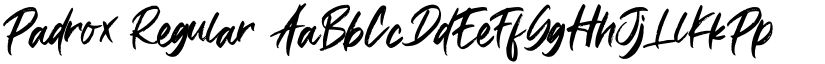 Padrox Regular font