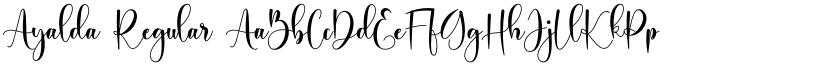 Ayalda Regular font