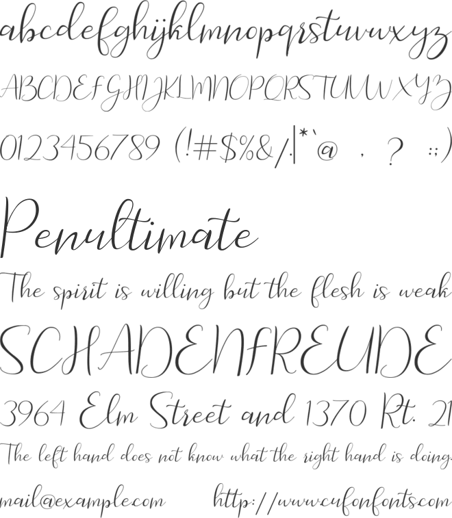 Yosephine font preview