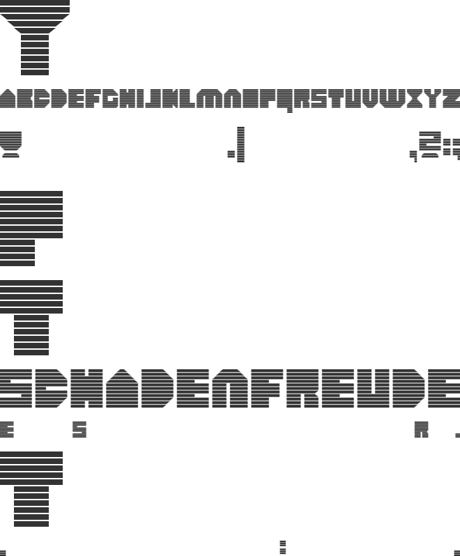 Heavy Loud Edge font preview