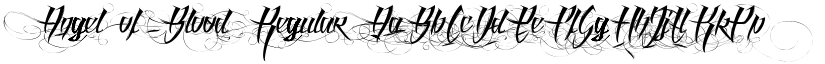 Angel of Blood Regular font
