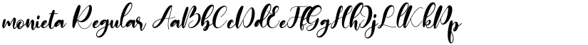 monieta Regular font