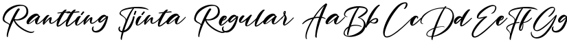 Rantting Tjinta font download