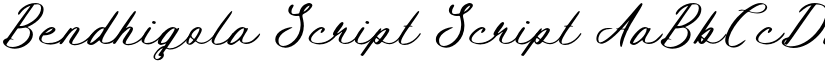 Bendhigola Script font download