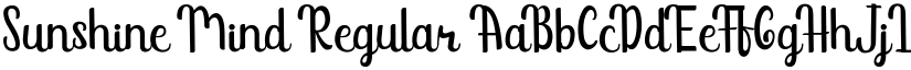 Sunshine Mind font download