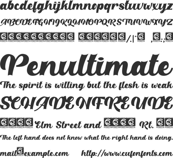 Retroparty font preview