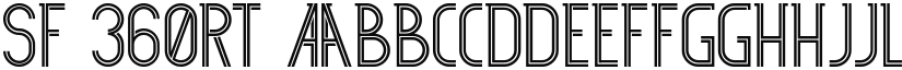 SF 360RT font download