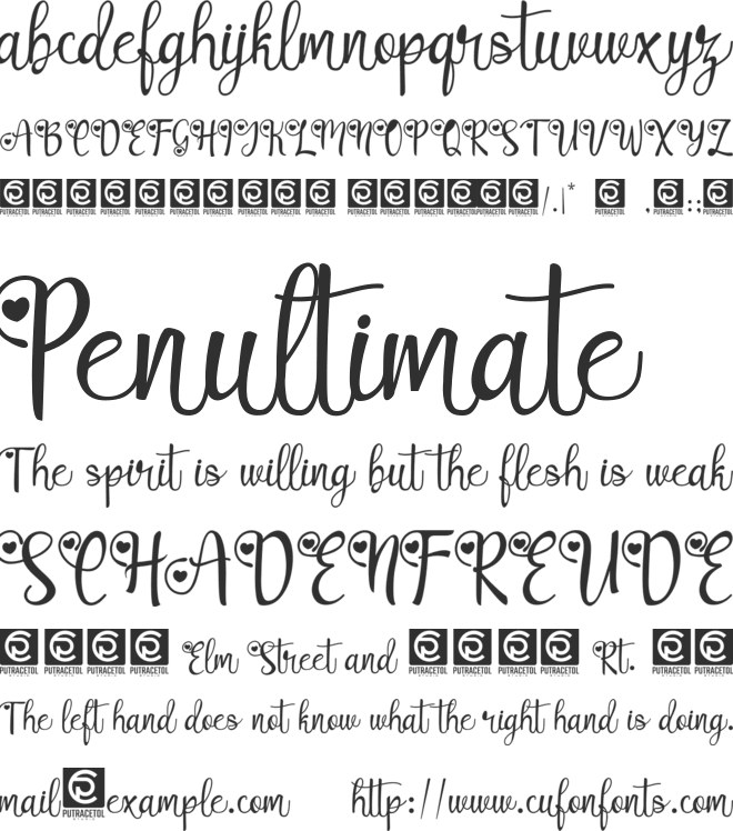 Lovely Couple font preview