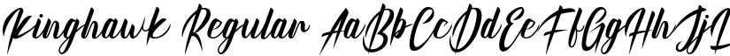 Kinghawk Regular font
