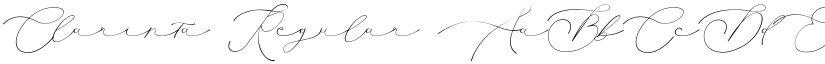 Clarinta Regular font