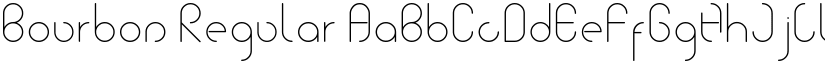 Bourbon Regular font