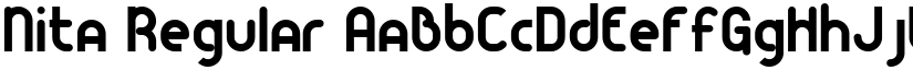 Nita Regular font