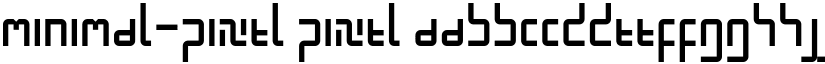 minimal-pixel pixel font