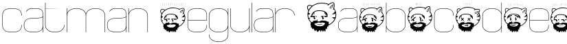 catman font download