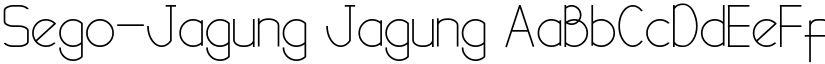 Sego-Jagung font download
