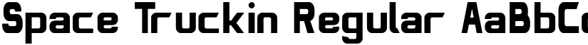 Space Truckin Regular font