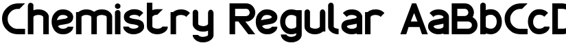 Chemistry Regular font