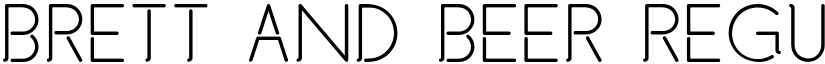 Brett and Beer font download