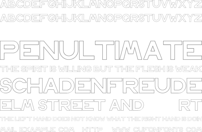 Antwerp font preview
