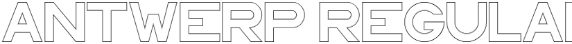 Antwerp Regular font