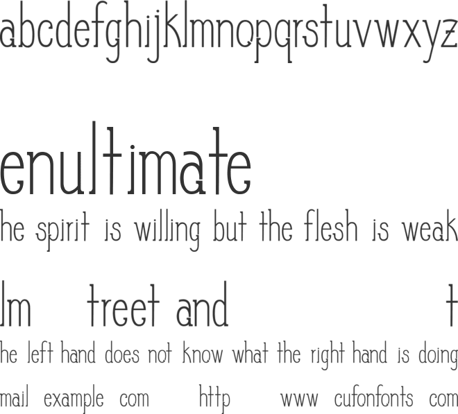 Slim Pickins font preview