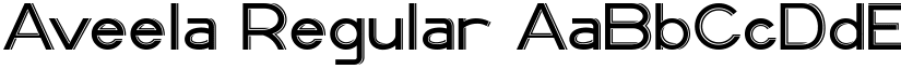 Aveela Regular font